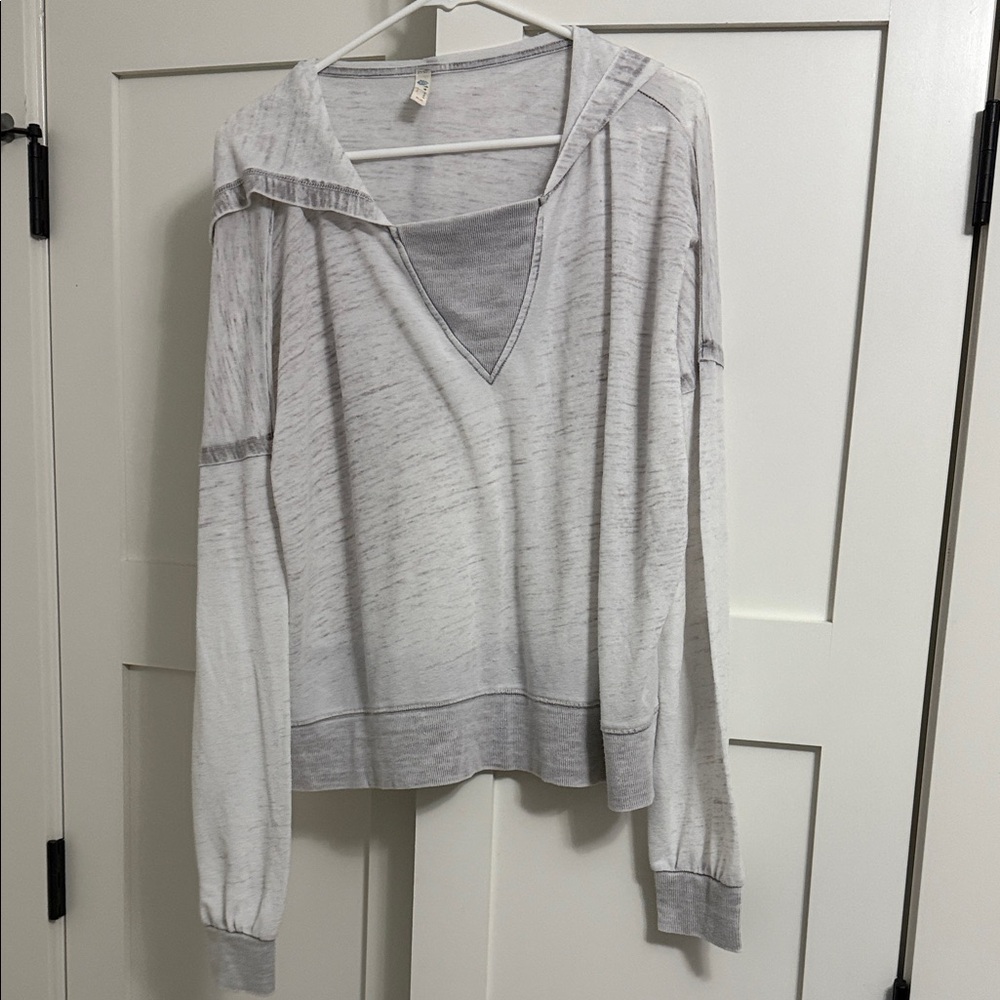 FP Movement by Free People Light Gray Hoodie